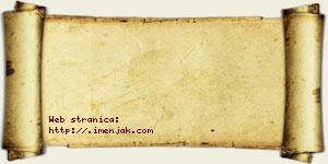 Danijela Nešković vizit kartica